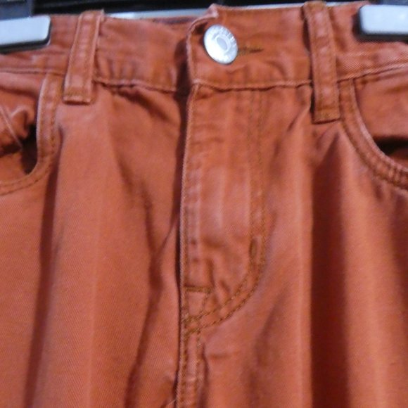 H&M Slim Fit, 11-12 years rusty / orange denim, GUC - Picture 4 of 15